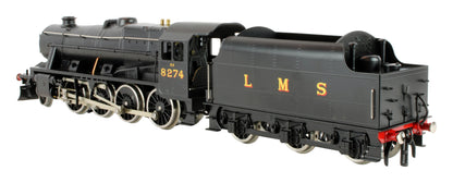 Pre-Owned E38B1 LMS Satin Black Class 8F 2-8-0 Tender '8274' Steam Locomotive