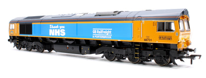 Pre-Owned Pride of Britain Class 66 731 'Thank You NHS' GBRf Train Pack - DCC Sound Fitted