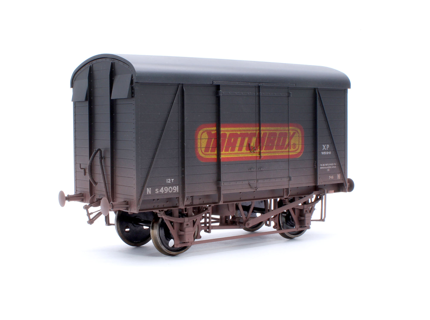 Southern Railway 12T Van Matchbox - Weathered