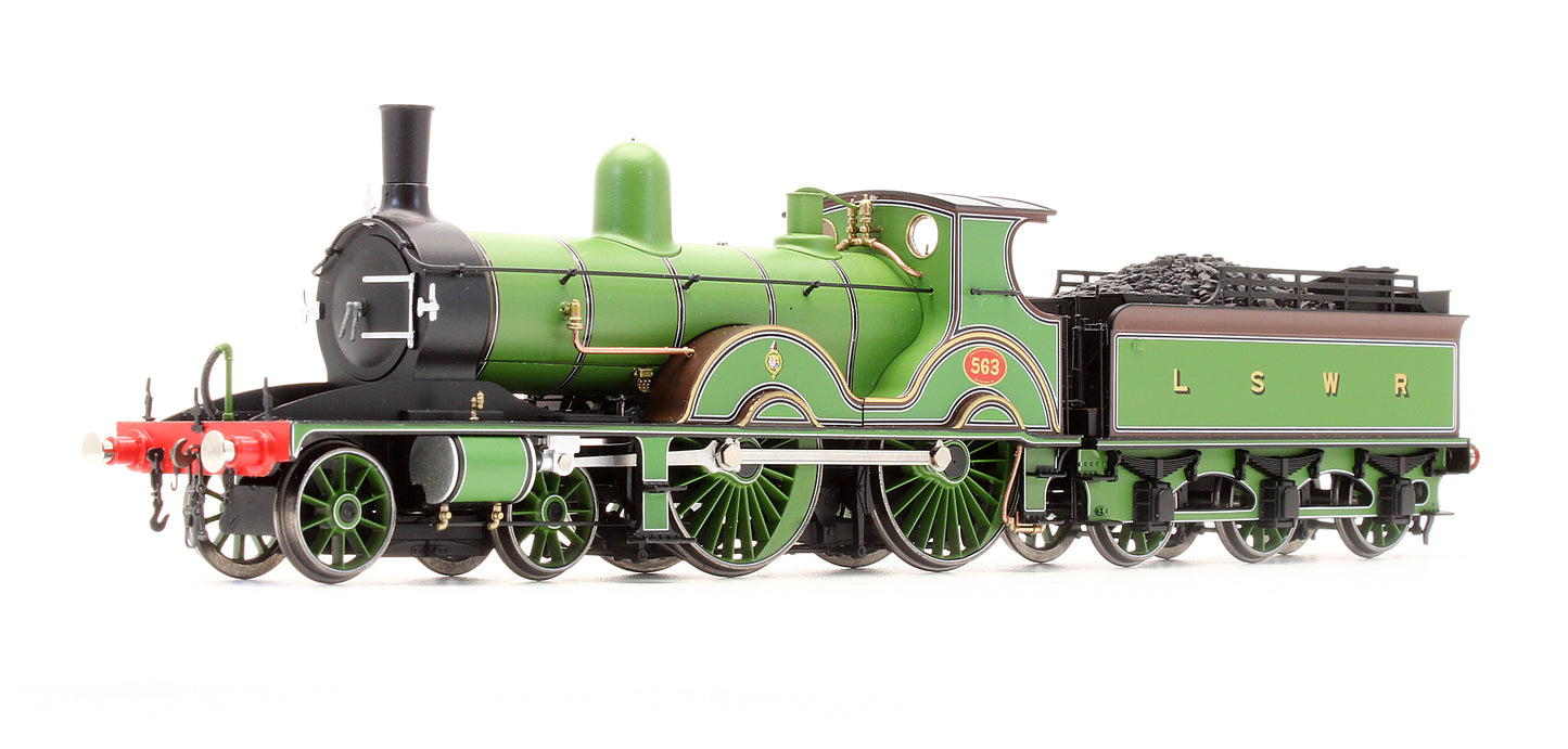 Pre-Owned E85030 LSWR Adams T3 563 LSWR Drummond Green Steam Locomotive - As Preserved