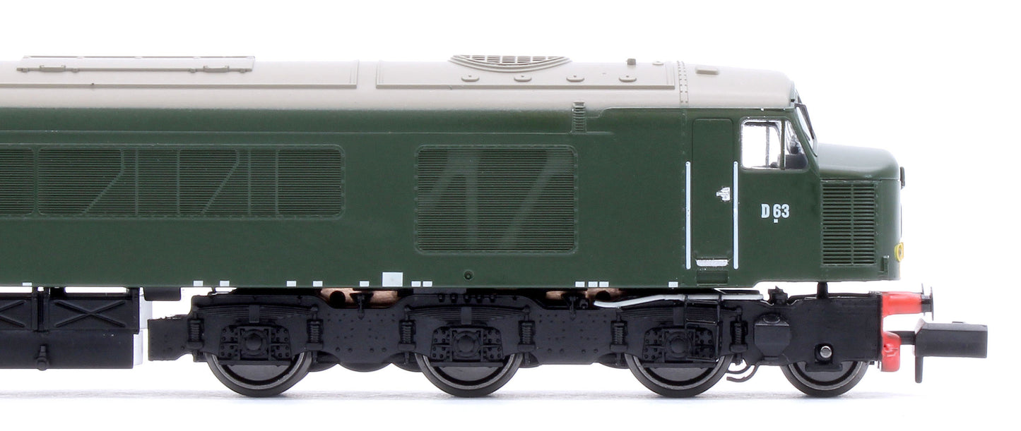 948603 Class 45 D63 "Royal Inniskilling Fusilier" BR Economy Green Diesel Locomotive - DCC Sound