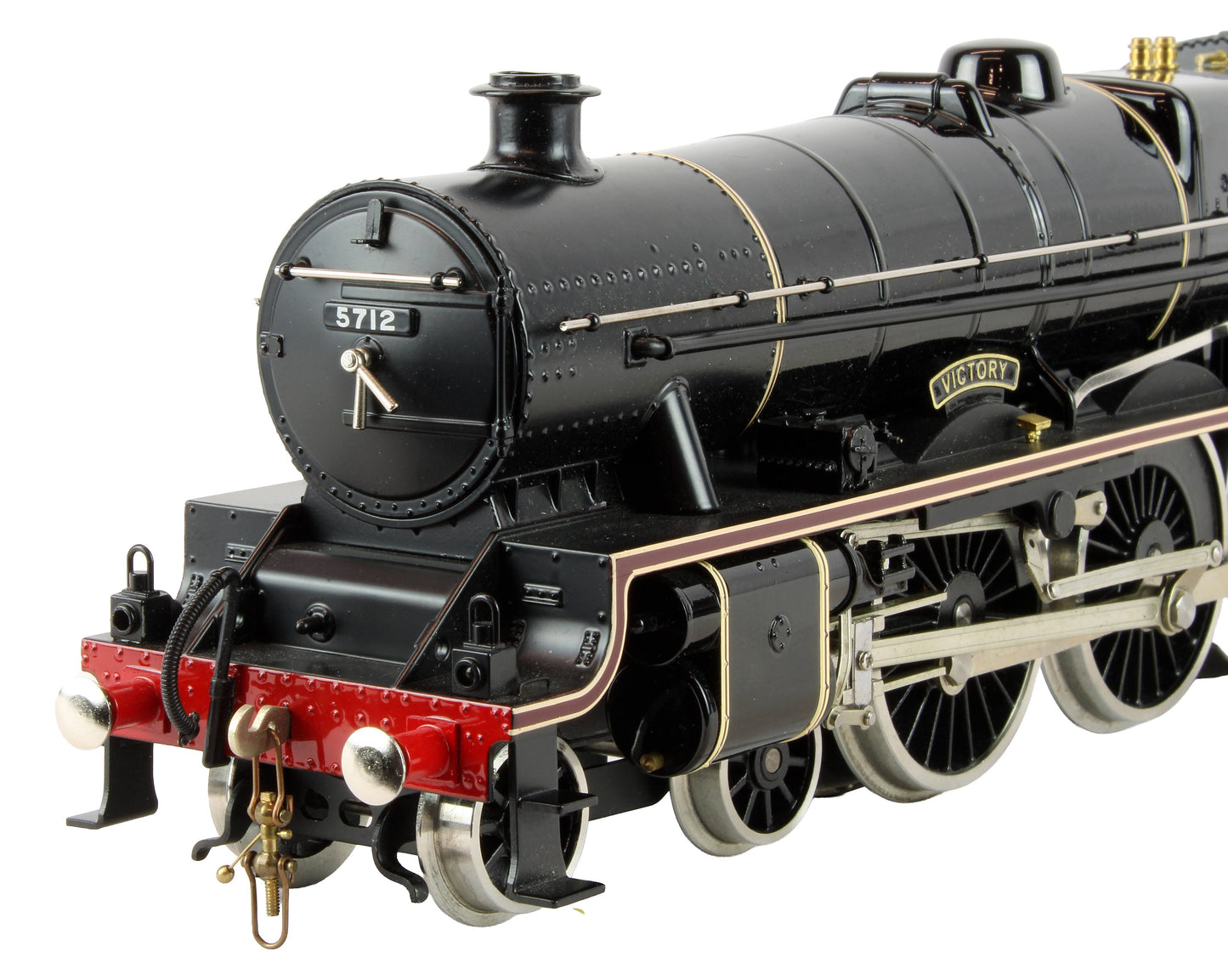 Pre-Owned E18J LMS Gloss Black Jubilee Class 4-6-0 Tender 5712 'Victory' Steam Locomotive