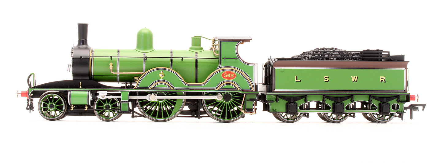 Pre-Owned E85030 LSWR Adams T3 563 LSWR Drummond Green Steam Locomotive - As Preserved