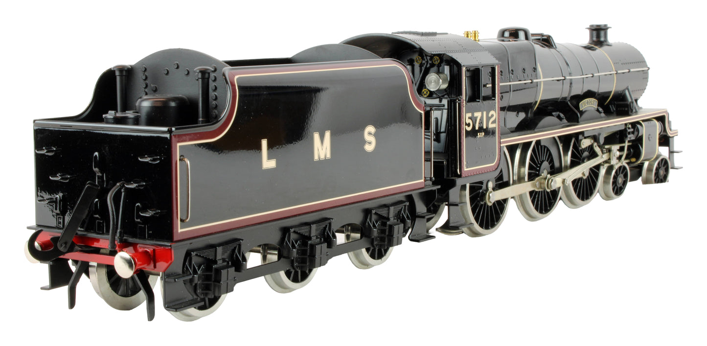 Pre-Owned E18J LMS Gloss Black Jubilee Class 4-6-0 Tender 5712 'Victory' Steam Locomotive