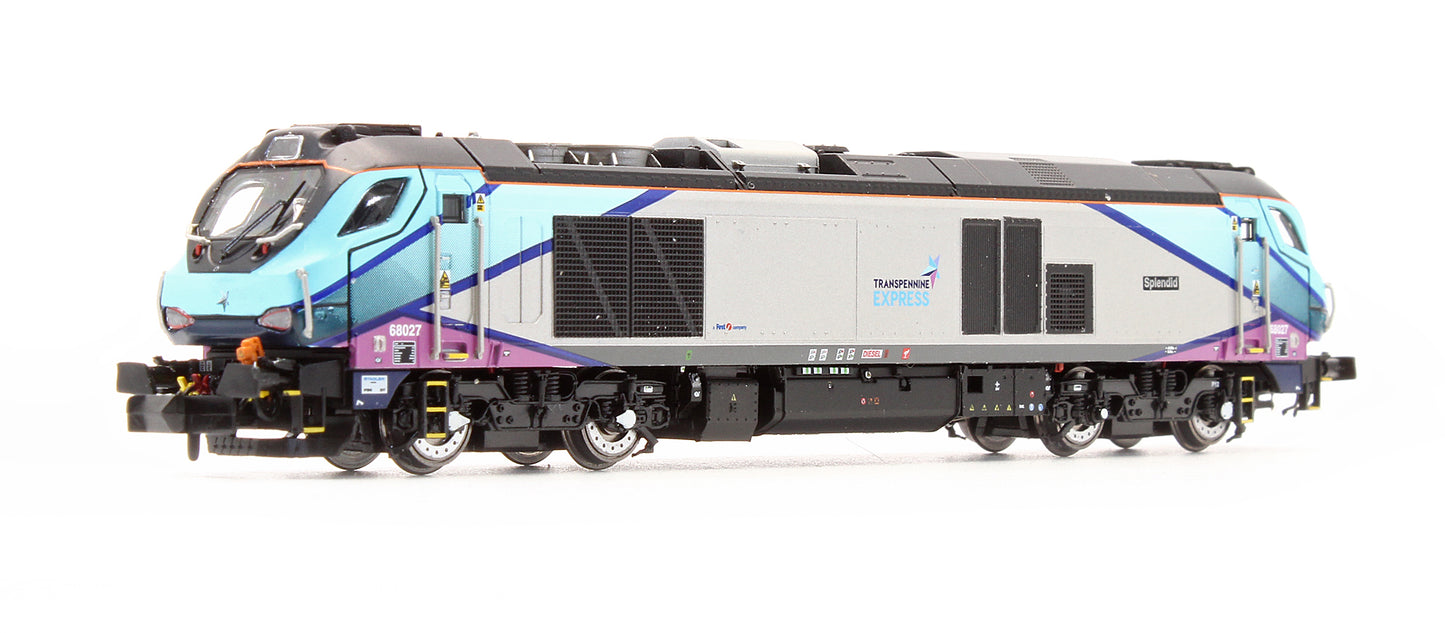 Pre-Owned 2D-022-014 Class 68 Splendid 68027 Transpennine Express Diesel Locomotive