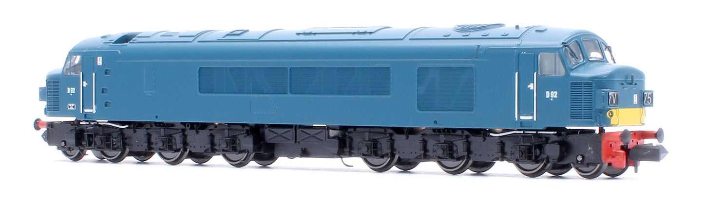 Class 45 D92 BR Early Blue With Small Yellow Panels Diesel Locomotive - DCC Sound