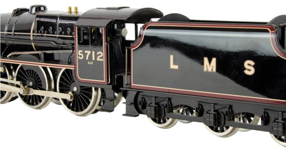 Pre-Owned E18J LMS Gloss Black Jubilee Class 4-6-0 Tender 5712 'Victory' Steam Locomotive