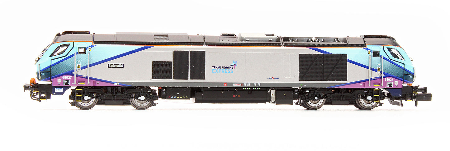 Pre-Owned 2D-022-014 Class 68 Splendid 68027 Transpennine Express Diesel Locomotive