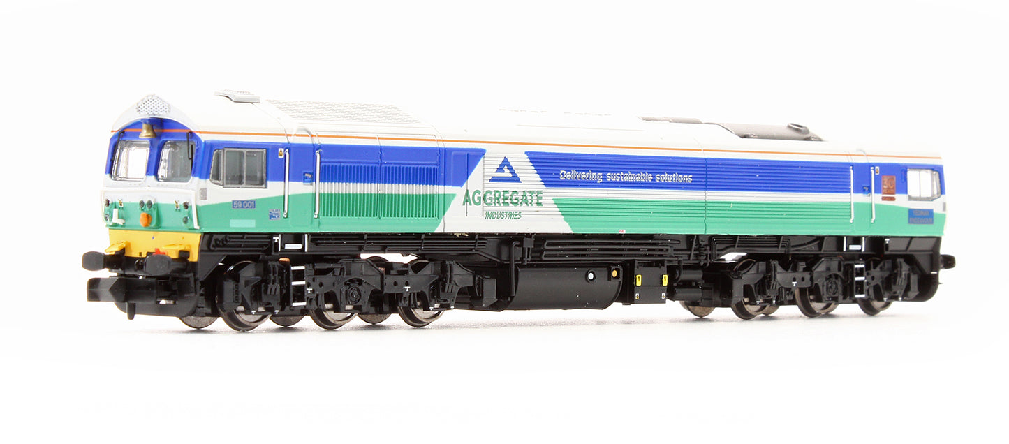 Pre-Owned 2D-005-005 Class 59 59001 Aggregate Industries Yeoman Endeavour Diesel Locomotive - DCC Fitted