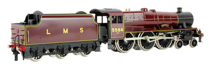 Pre-Owned E18C8 LMS Maroon Jubilee Class 4-6-0 'Bhopal' 5594 Steam Locomotive