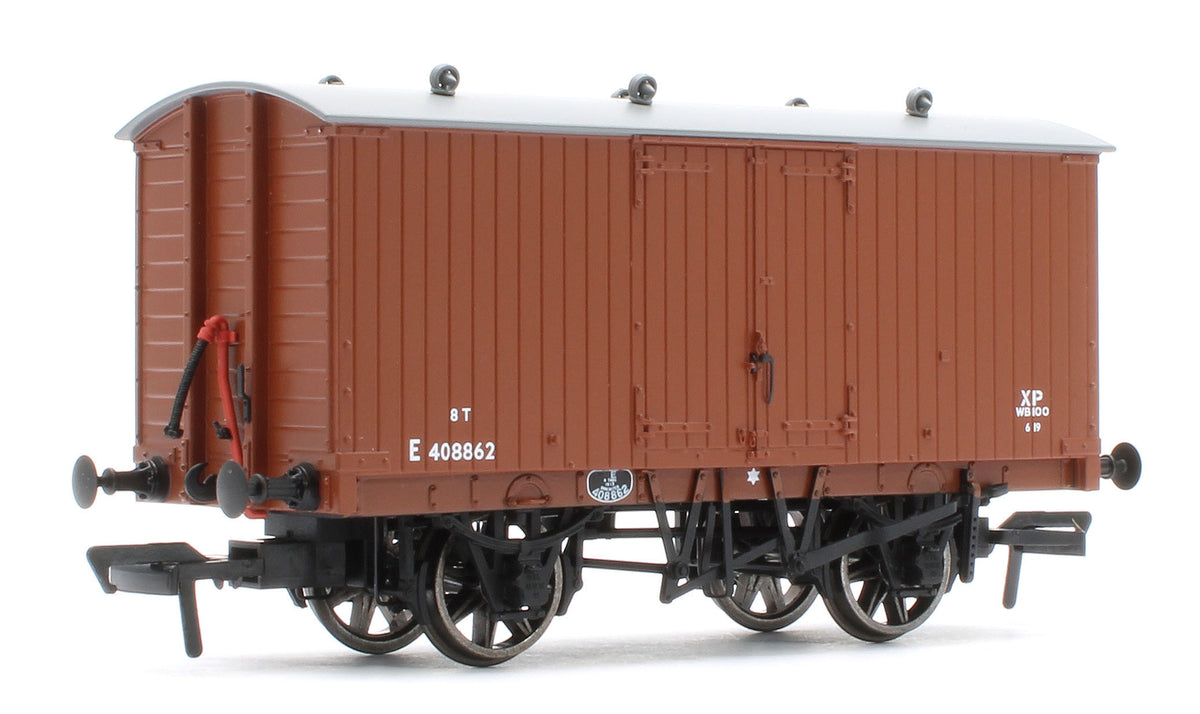 Van Train Rapido Trains UK 930012 GNR 8 Ton Van - BR No.E408862 – Rails