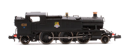 Class 5101 Large Prairie British Railways BR Black (Early Crest) 2-6-2 Tank Locomotive No.5199