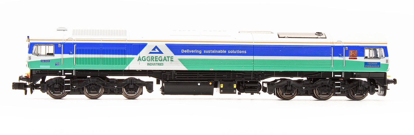 Pre-Owned 2D-005-005 Class 59 59001 Aggregate Industries Yeoman Endeavour Diesel Locomotive - DCC Fitted