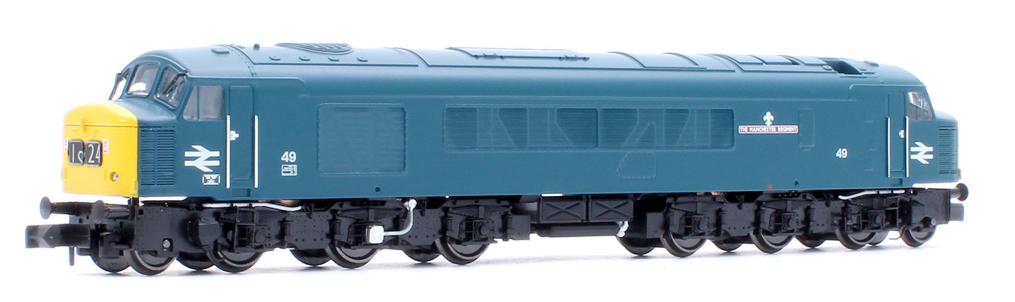 948105 Class 45 49 "The Manchester Regiment" BR Blue With Headcode Blinds Diesel Locomotive