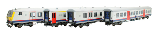 Pre-Owned DC-N-4-B NMBS - SNCB M4 - Set of 4 coaches