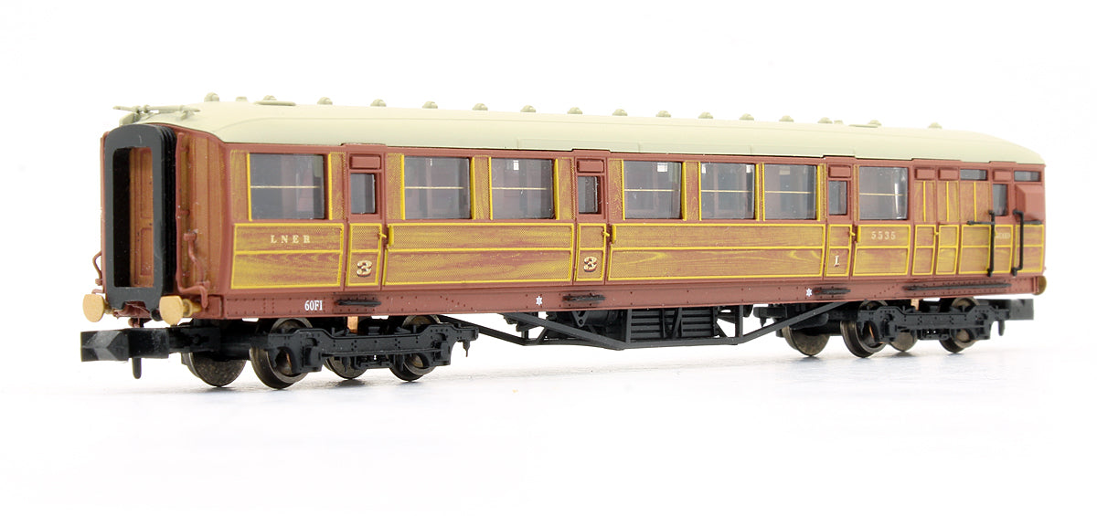 Pre-Owned LNER Gresley Teak Corridor Brake Coach '5535'
