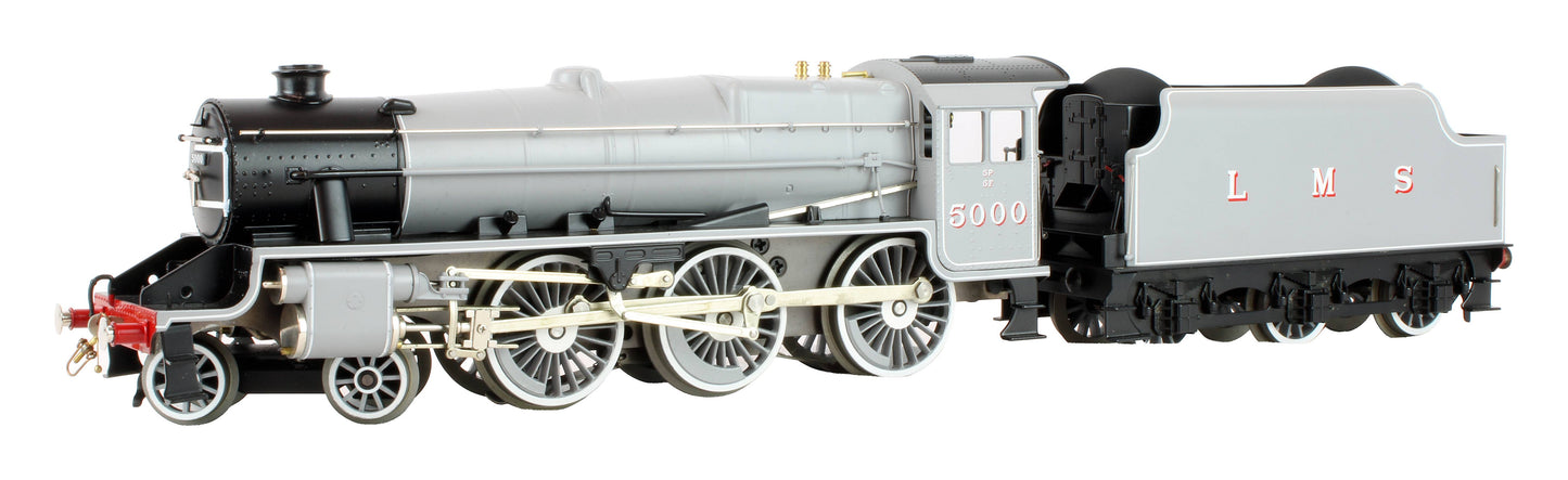 Pre-Owned E19 LMS Workshop Grey Class Black 5 4-6-2 5000 Steam Locomotive