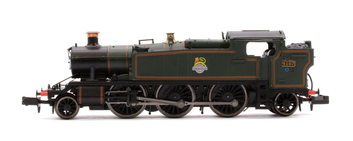 Pre-Owned Class 5101 Large Prairie British Railways BR Lined Green (Early Crest) 2-6-2 Tank Locomotive No.4167
