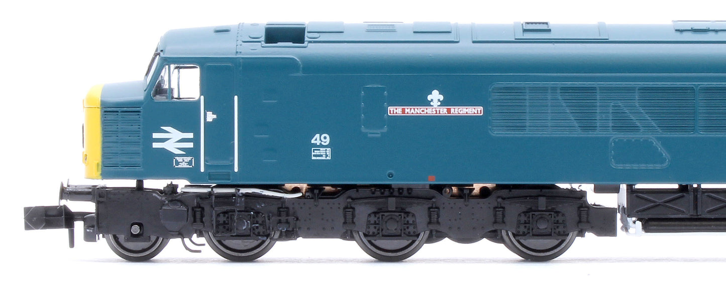 Class 45 49 "The Manchester Regiment" BR Blue With Headcode Blinds Diesel Locomotive - DCC Sound
