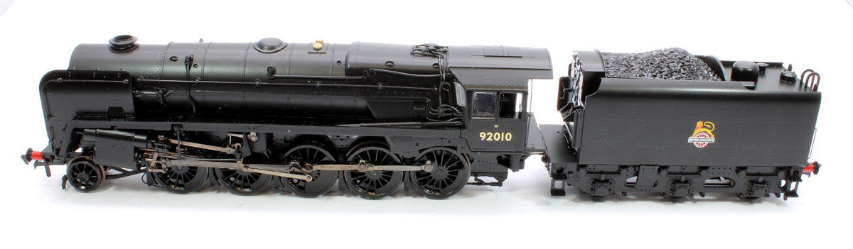 Pre-Owned BR Standard 9F with BR1F Tender 92010 BR Black (Early Emblem) - DCC Sound