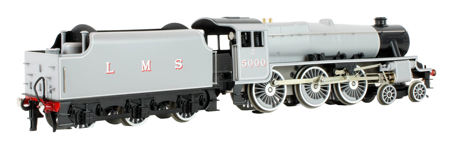 Pre-Owned E19 LMS Workshop Grey Class Black 5 4-6-2 5000 Steam Locomotive