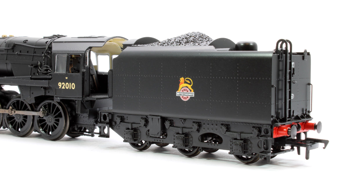 Pre-Owned BR Standard 9F with BR1F Tender 92010 BR Black (Early Emblem) - DCC Sound