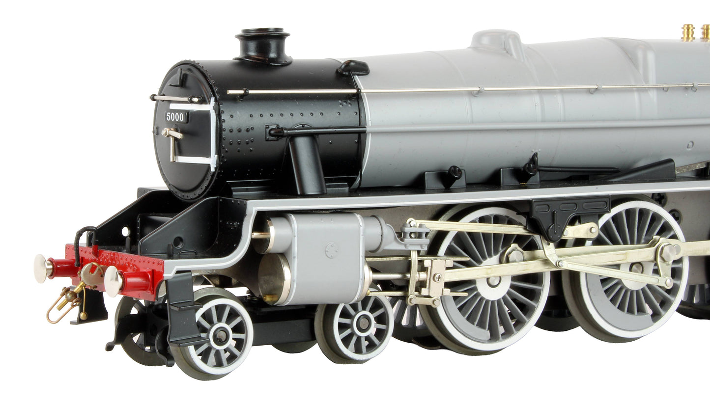 Pre-Owned E19 LMS Workshop Grey Class Black 5 4-6-2 5000 Steam Locomotive