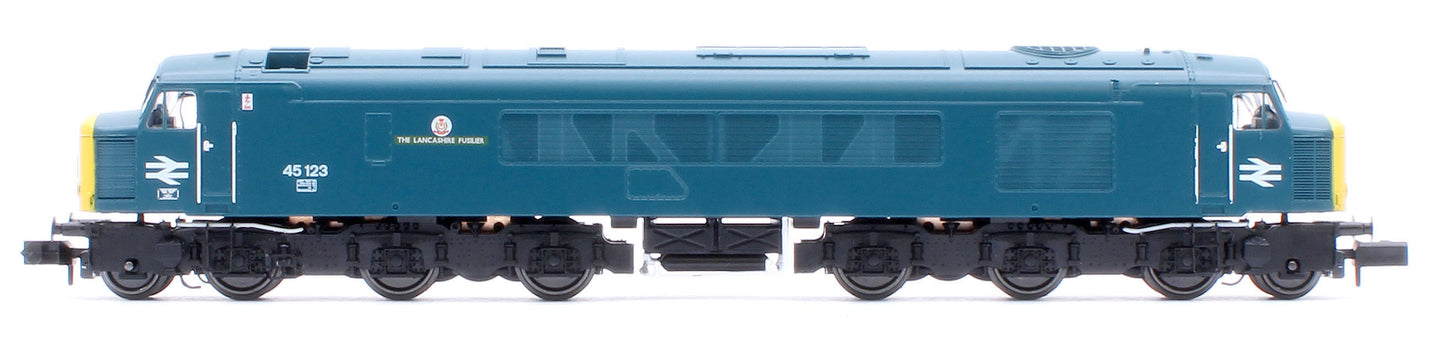 Class 45 45123 "The Lancashire Fusilier" BR Blue With Headcode Blinds Diesel Locomotive - DCC Sound