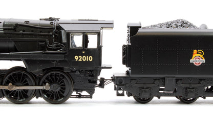 Pre-Owned BR Standard 9F with BR1F Tender 92010 BR Black (Early Emblem) - DCC Sound