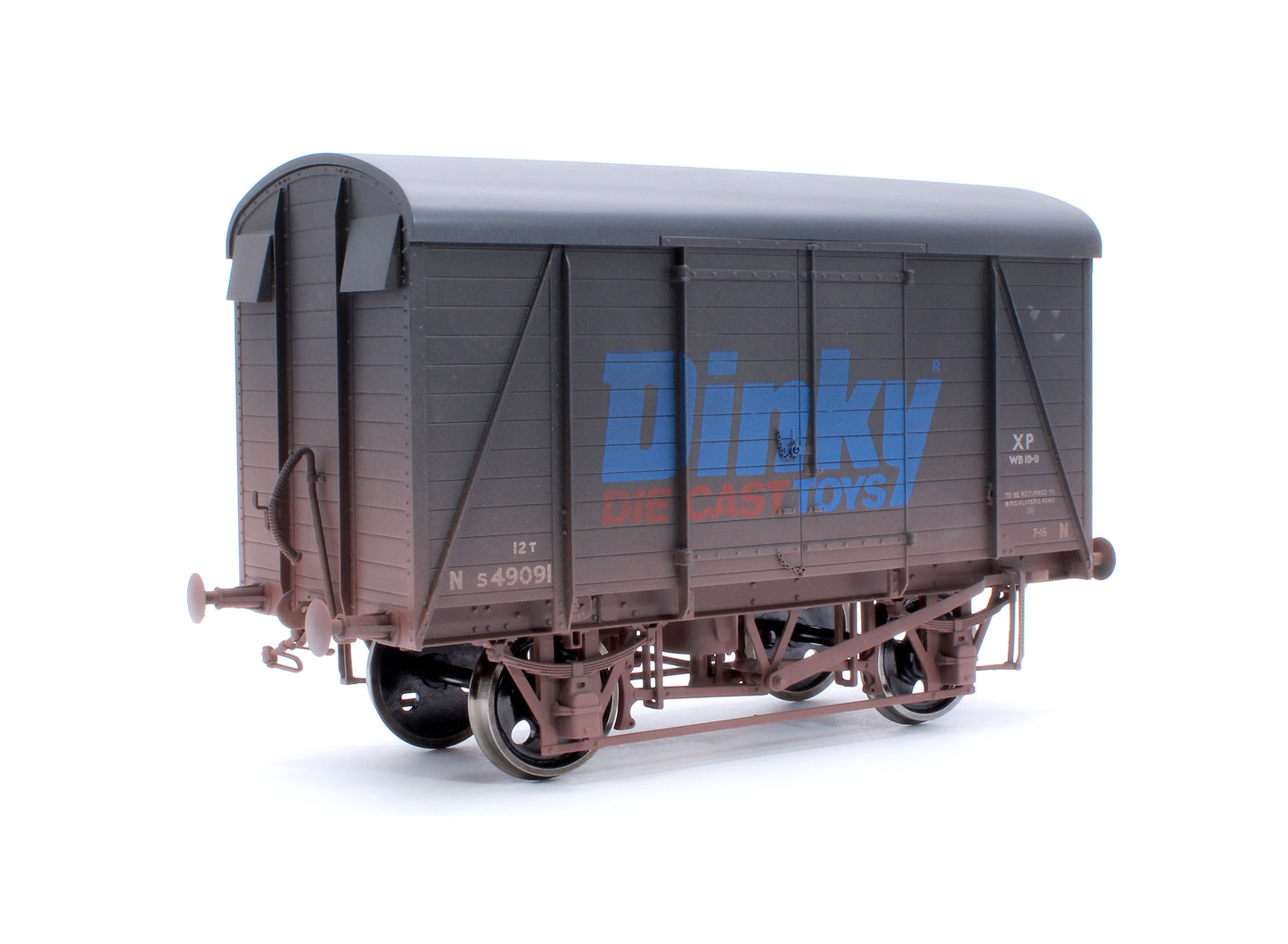 Southern Railway 12T Van Dinky - Weathered