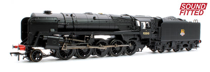 BR Standard 9F with BR1F Tender 92010 BR Black (Early Emblem) - DCC Sound