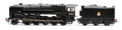 Pre-Owned BR Standard 9F with BR1F Tender 92010 BR Black (Early Emblem) - DCC Sound