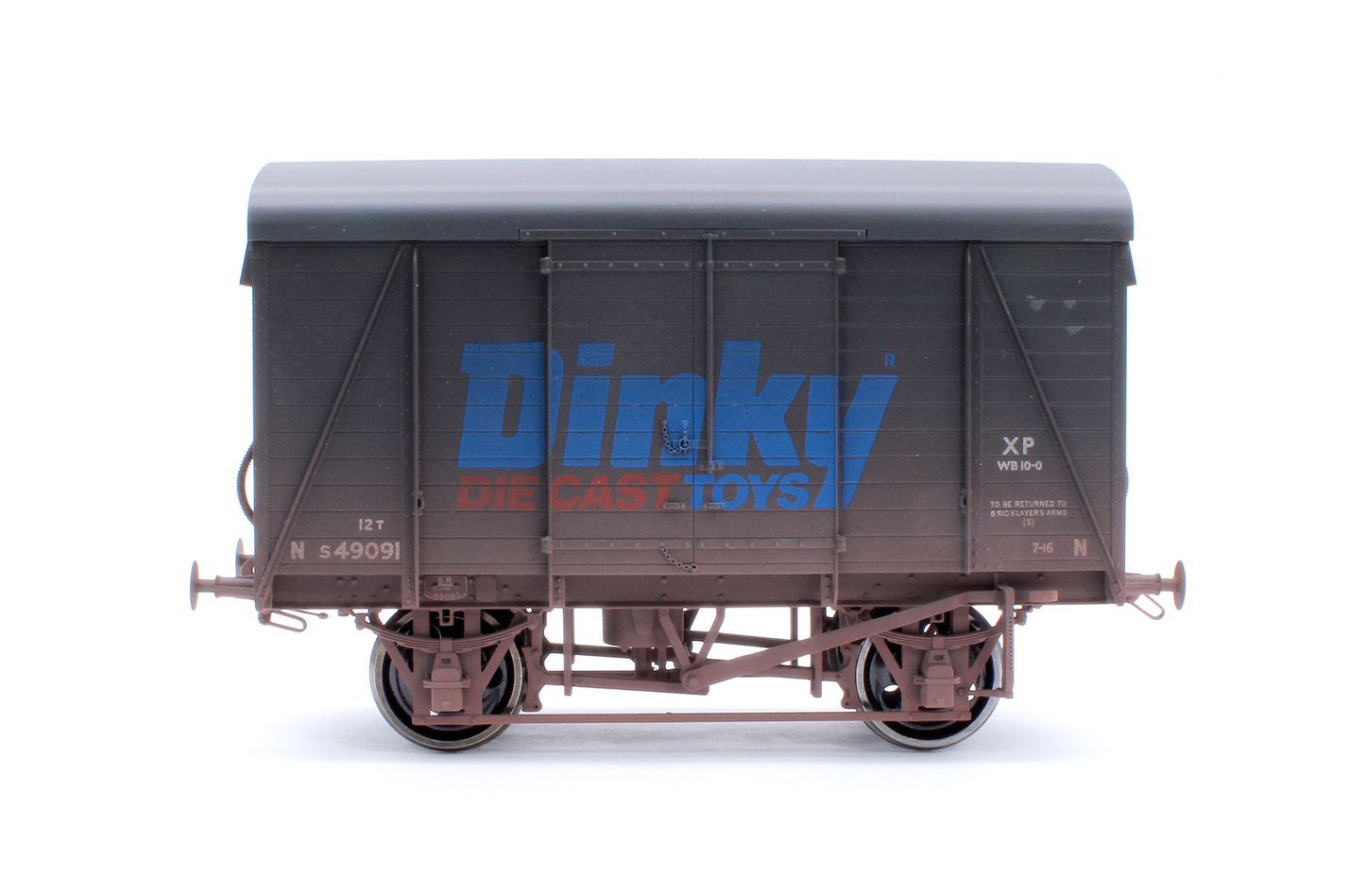 Southern Railway 12T Van Dinky - Weathered