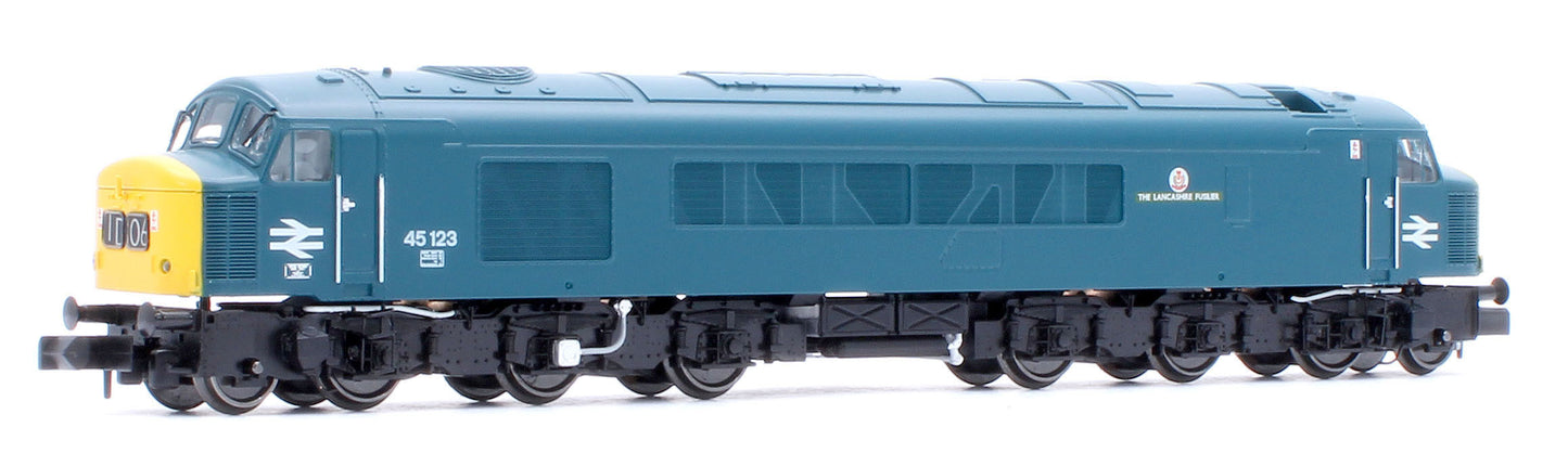 Class 45 45123 "The Lancashire Fusilier" BR Blue With Headcode Blinds Diesel Locomotive - DCC Sound