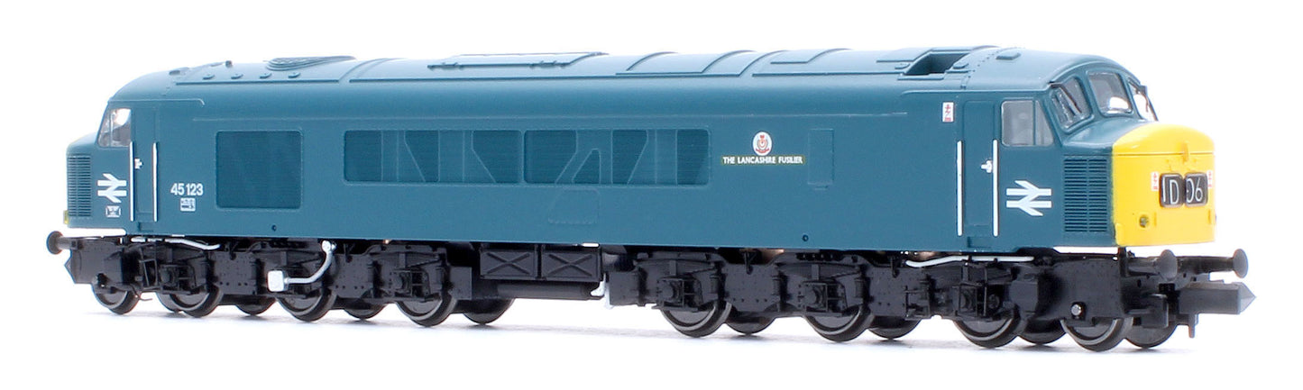 948106 Class 45 45123 "The Lancashire Fusilier" BR Blue With Headcode Blinds