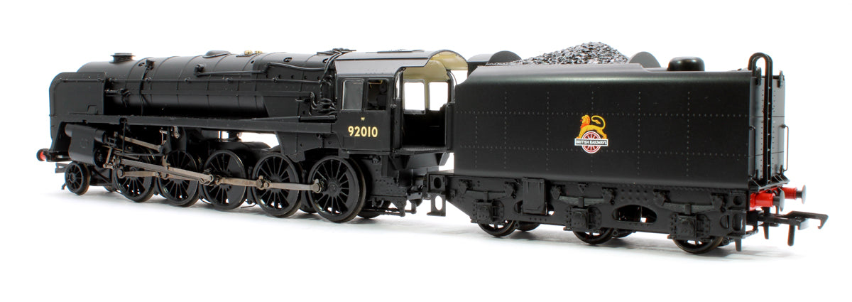 Pre-Owned BR Standard 9F with BR1F Tender 92010 BR Black (Early Emblem) - DCC Sound