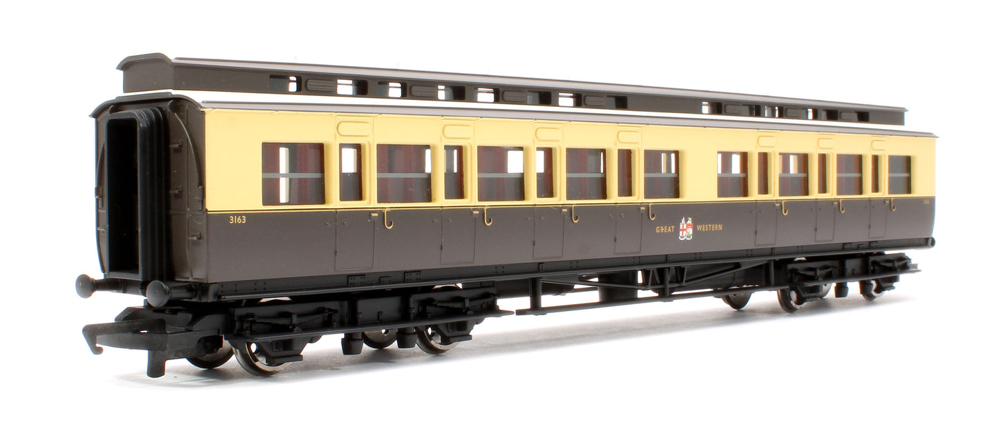 Pre-Owned GWR Chocolate & Cream Centenary 3rd Coach No.3163