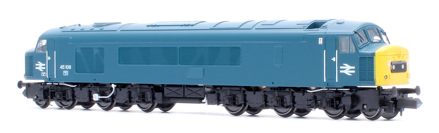 Class 45 45108 BR Blue With Domino Headcodes Diesel Locomotive - DCC Sound