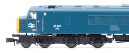 Class 45 45108 BR Blue With Domino Headcodes Diesel Locomotive - DCC Sound