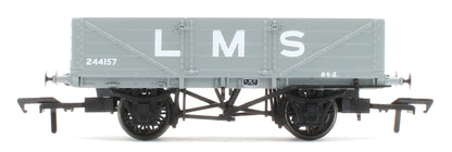 950006 LNWR D84 4-Plank Open LMS Grey (pre-1936) No.244157