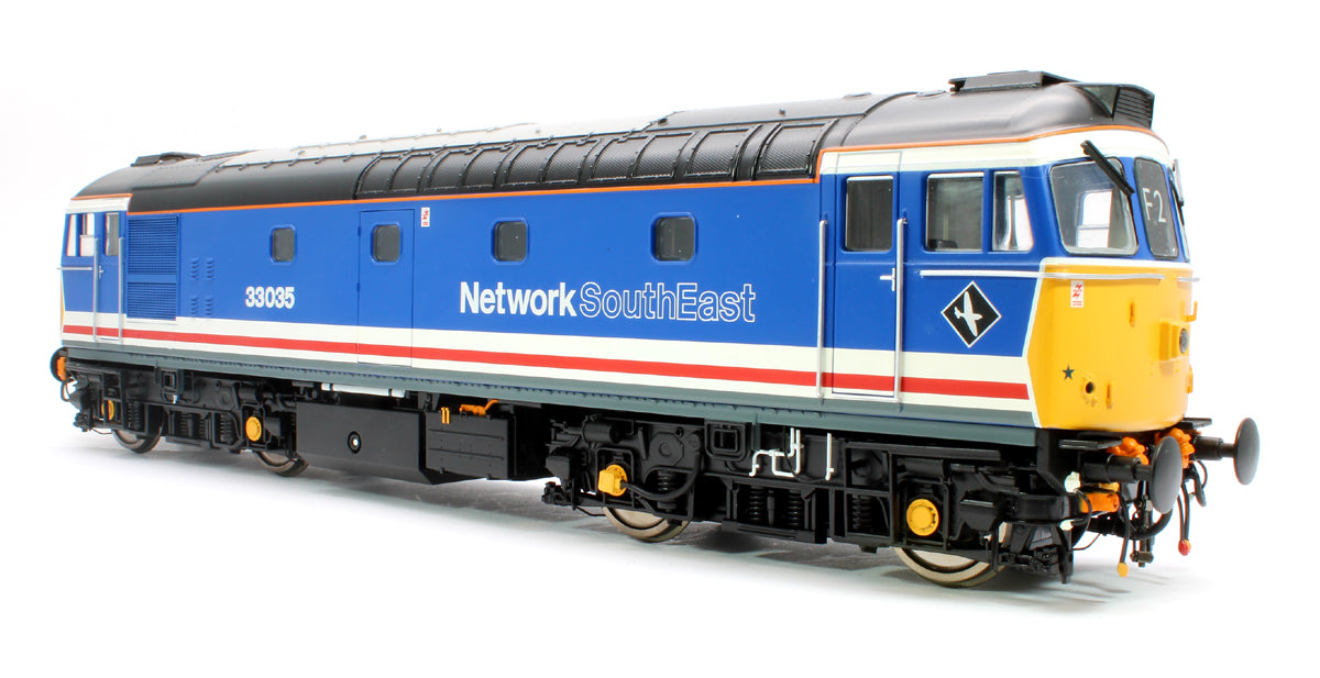 Pre-Owned BRCW Type / Class 33 Bo-Bo (Version 3) Network SouthEast 33035 Diesel Locomotive