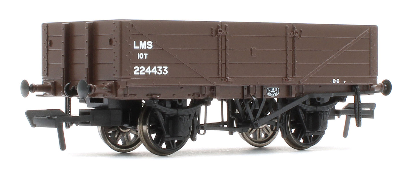 950007 LNWR D84 4-Plank Open LMS Bauxite (post-1936) No.224433