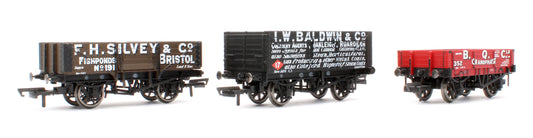 Pre-Owned R6882 Set Of 3 Private Owner Wagons - 'B.Q.C', 'I.W.Baldwin' & 'F.H. Sitvery'