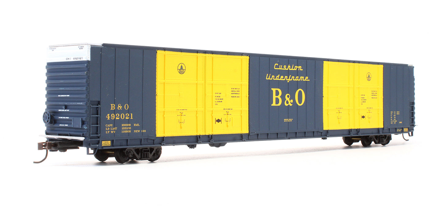 Pre-Owned 932-3531 Pullman Standard 86' Hi-Cube Box Car 8-Door Baltimore & Ohio (Old) - Road #492021