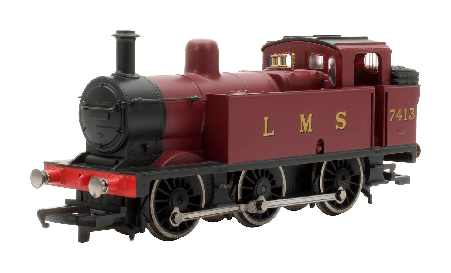 Pre-Owned R2674 LMS 0-6-0T Class 3F '7413' Steam Locomotive
