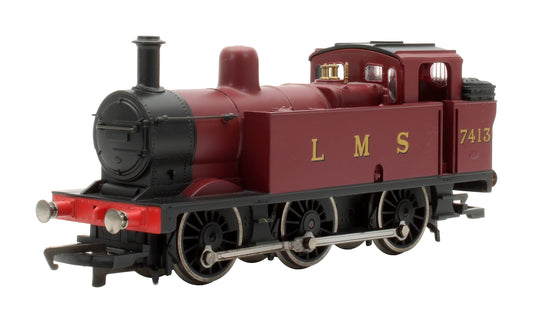 Pre-Owned R2674 LMS 0-6-0T Class 3F '7413' Steam Locomotive