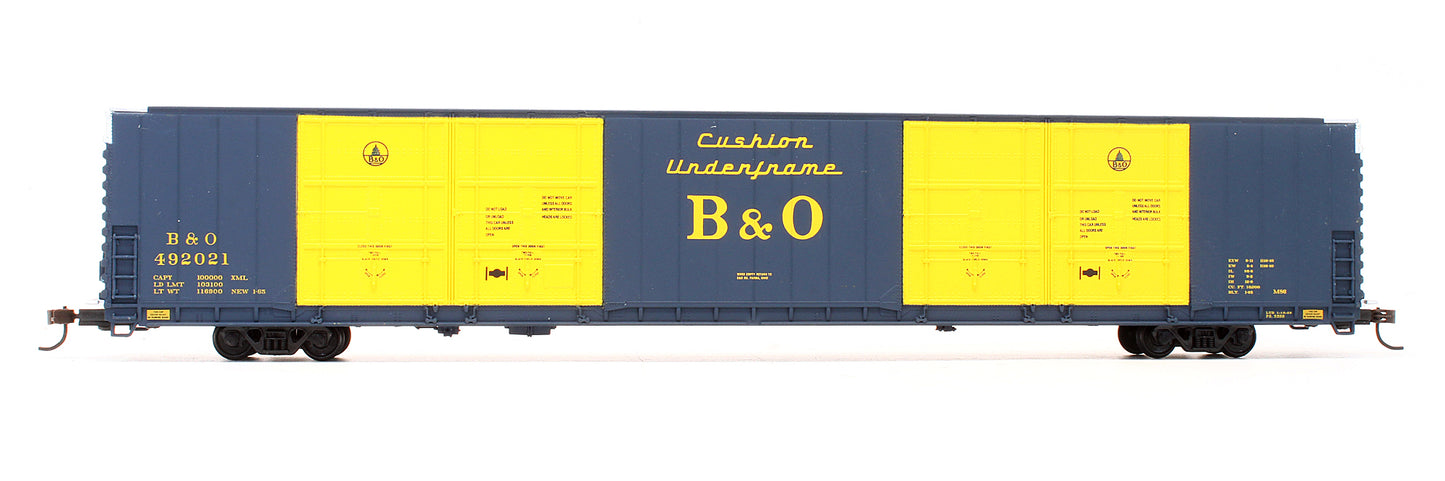 Pre-Owned 932-3531 Pullman Standard 86' Hi-Cube Box Car 8-Door Baltimore & Ohio (Old) - Road #492021