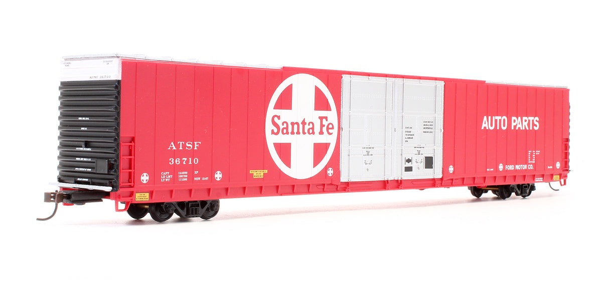 Pre-Owned 932-3505 Pullman Standard 86' Hi-Cube Box Car 4-Door Santa Fe (Old) - Road #36710