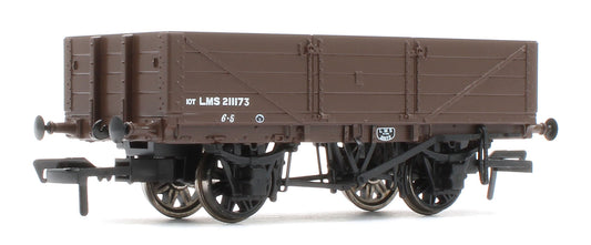 950008 LNWR D84 4-Plank Open LMS Bauxite (post-1936) No.211173