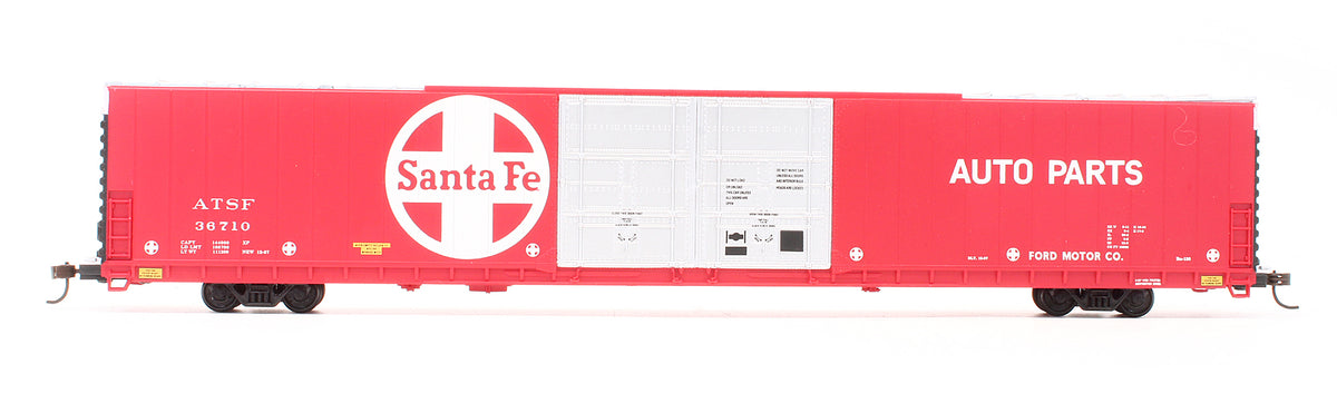 Pre-Owned 932-3505 Pullman Standard 86' Hi-Cube Box Car 4-Door Santa Fe (Old) - Road #36710